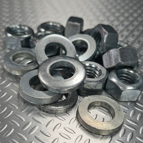 T Bolt Nut/Washer Set, 7/16' for Scaffold Fittings (Box of 500)
