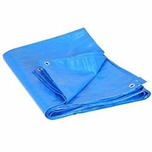 3.5m X 3.5m Contractor Tarpaulin, Blue