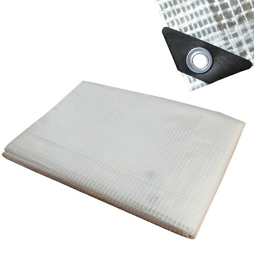 Tarpmaster Clear Heavy Duty Tarpaulin 170GSM - 4m x 5m