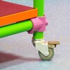 Braked Swivel Castor & Expander for 26.9mm Tube