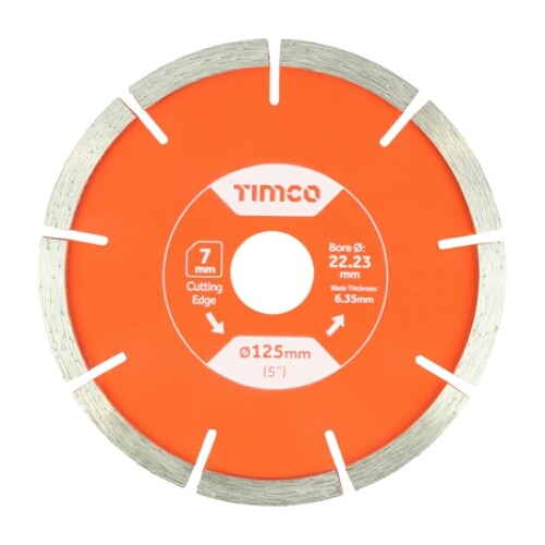 Mortar Raking Blade 7mm Seg - 125 x 22.2mm
