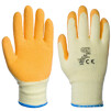 Latex Palm Coated Green Handler Gloves Large 12 Pack