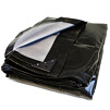 Tarpmaster Super Heavy Duty Tarpaulin - 8m x 8m - Black/Silver